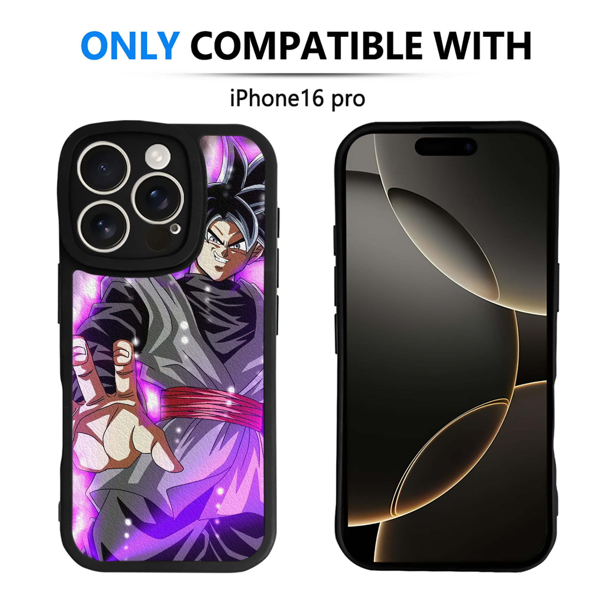 （画像用） ドラゴンボール DRAGON BALL 【iPhone 16シリーズ対応】シリコンスマホケース（レザー調） 材質：シリコン